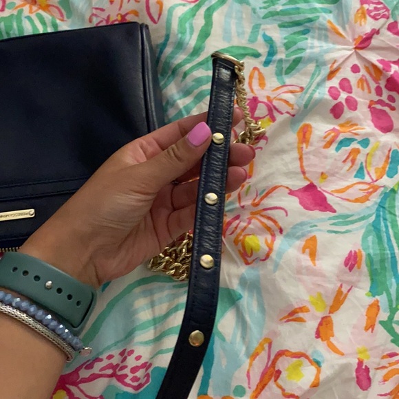 Rebecca Minkoff Navy Blue Mini Mac Crossbody - Picture 5 of 7